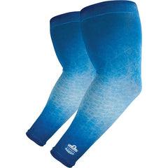 Ergodyne 12196 Chill-Its Sun Protection Arm Sleeves Pair Elements Blue XL 2XL