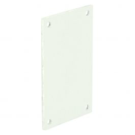 Wiegmann P0604 PANEL BACK 2.88IN 4.88IN CS WHT JIC B