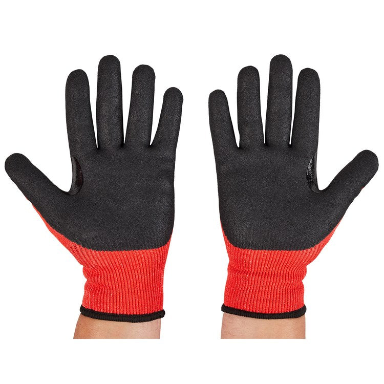 Milwaukee Tool 48-73-8633 Gloves Nitrile Dipped Cut Level 3 Extra-Large