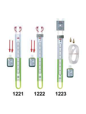 Dwyer 1223-36-D U-Tube Manometer 18-0-18WC Using Red Gauge Fluid