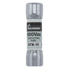 Bussmann KTK-15 FUSE 15A 600VAC 100000A SUPPLEMENTAL