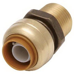 True Value U120LFA SharkBite 1/2 x 1/2-In. MIP Straight Pipe Connector, Lead-Free