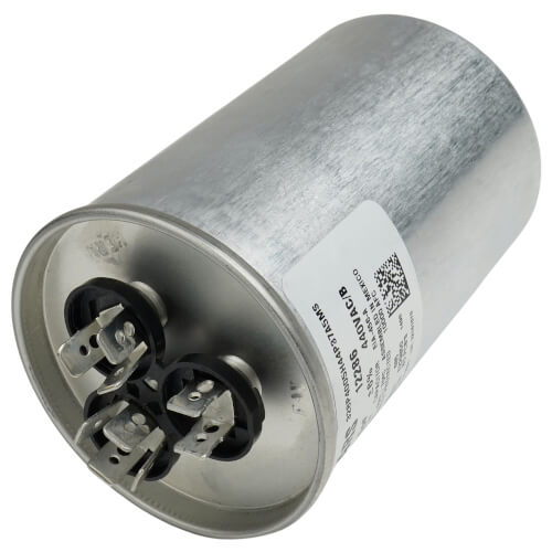 Mars 12286 Run Capacitor 120 Dual Section Round 40/5 Microfarad 440 Volt Aluminum Case