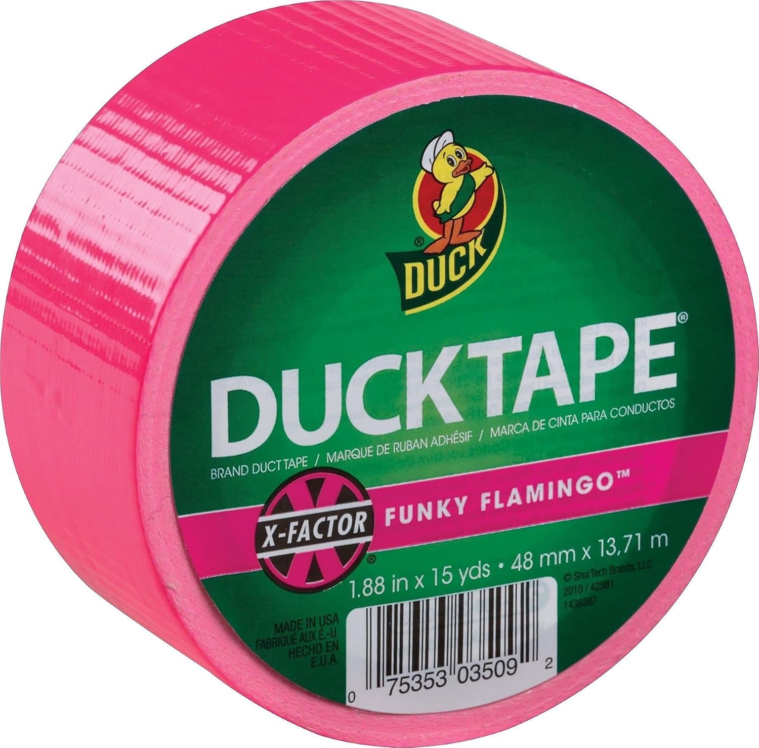 DUCK Duck DUC1265016RL Duck Tape (1.88 in x 15 yd / 1 Roll)