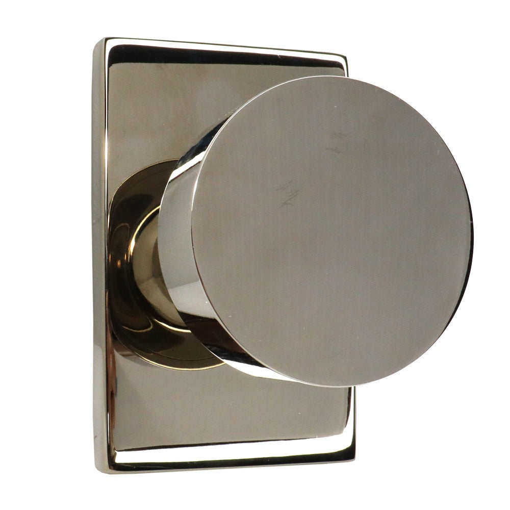 EMTEK Emtek 5112ROUUS14 Round Knob Passage Set Polished Nickel