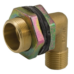 Jones Stephens S01050 1/2 in. Female Sweat x FIP Brass 90 Degree Elbow for Fiberglass Shower Stall