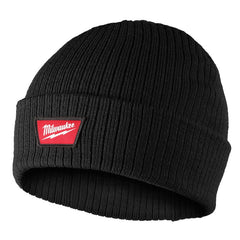 Milwaukee Tool M750B Beanie Rib-Knit Cuffed One Size Acrylic Black