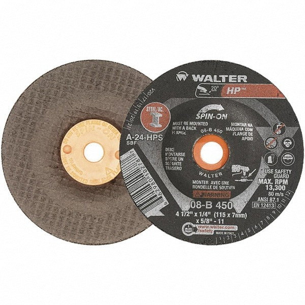 WALTER Walter Surface Technologies 08B450 Type 27 Grinding Wheel