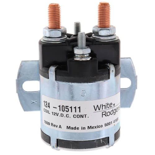 White-Rodgers 124-105111 DC Power Solenoid 12v Continuous Duty 100 Amp