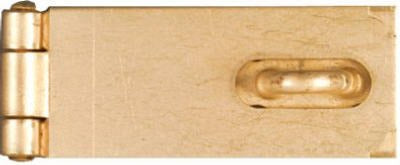 NATIONAL HARDWARE National Mfg N102-178 Safety Hasp 2.5 in Dull Brass 5-pack