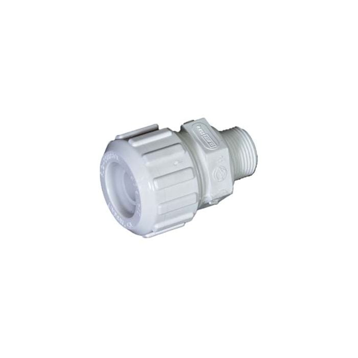 NDS 730-20 Flo-Lock 700 White PVC Adapter 2 in CTS Compression x MPT