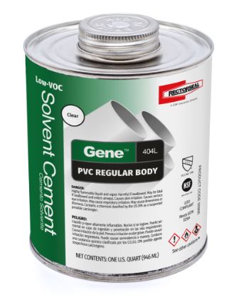 Rectorseal 55906 Gene 404L 32 oz. Clear Pipe Cement