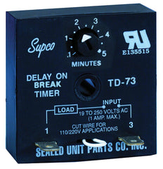 Supco TD73 Time Delay - 19 To 250 Vac Only - Pkg Qty 12