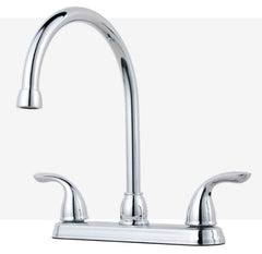 Pfister G136-2000 Pfirst Series Two Handle Kitchen Faucet in Polished Chrome