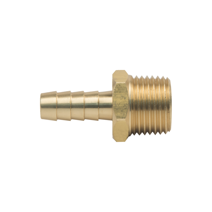 BrassCraft 125-6-8 Brass Male Pipe Adapter 3/8 Hose Barb x 1/2 MNPT