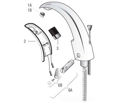 SLOAN EAF1000A Battery Replacement Kit for EAF-100-150 Sensor Faucet