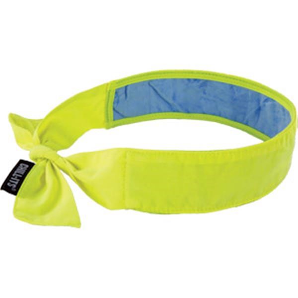 Ergodyne 12566 Chill-Its 6700CT Bandana w/ Cooling Towel Lime 1/Each