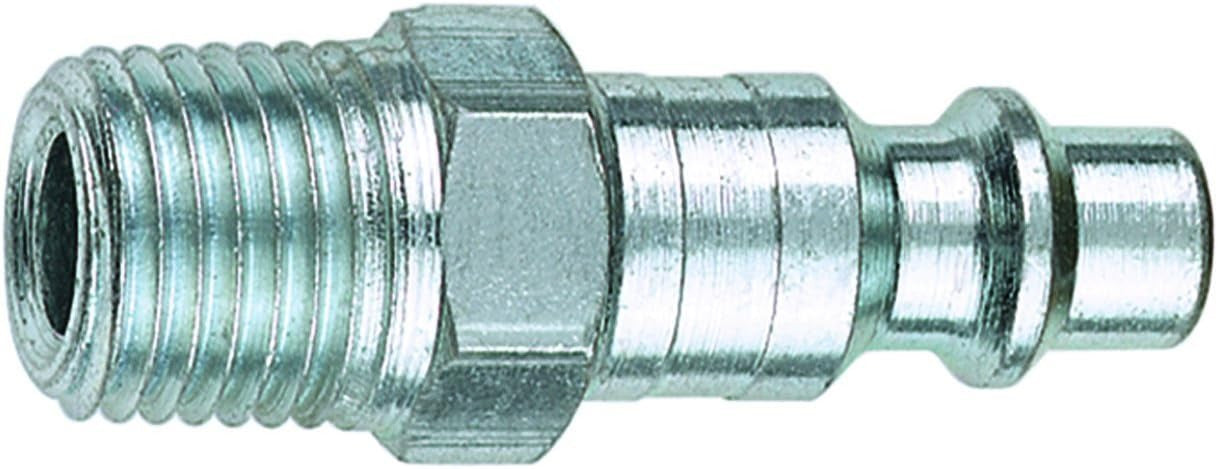 TRU-FLATE Tru-Flate 12-227 Industrial/Milton 3/8 in MNPT Steel Industrial Plug (Pack)