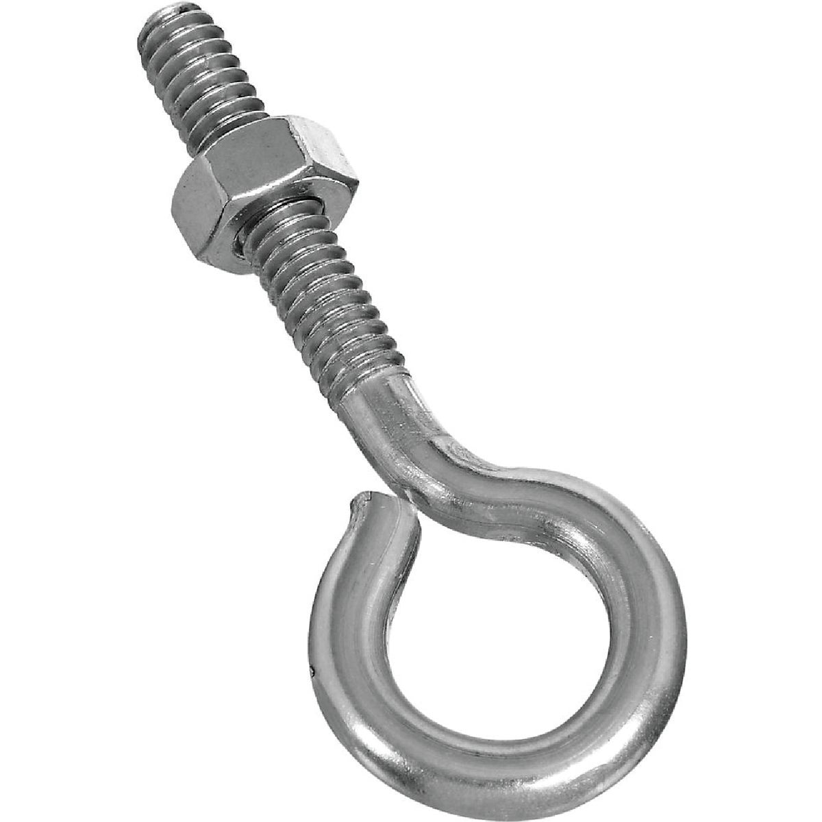 STANLEY National Hardware N221-580 Ss Eye Bolt 1/4 X 2.5 in Hex Nut