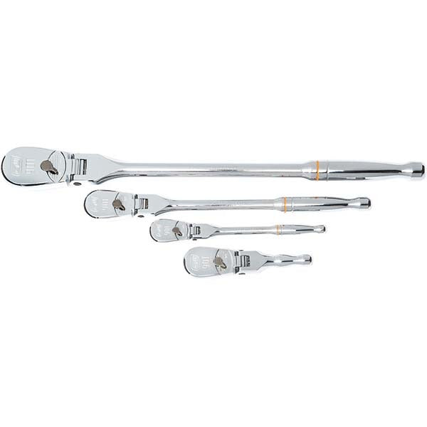GEARWRENCH Gearwrench 81230T Ratchet Set 1/4 3/8 1/2 in Drive 4 Pc