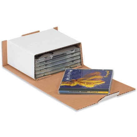 BSC PREFERRED Bsc Preferred MLRCD6 Corrugated Cd Mailer 6-disc 50 Pack