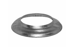 AmeriVent 4ESC Fixed Storm Collar, 4 In Vent Hole, Galvanized Steel