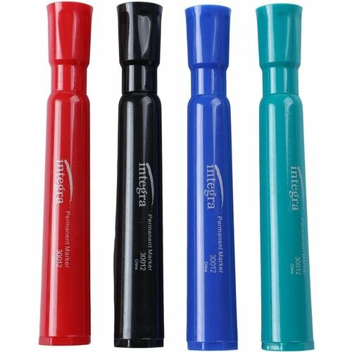 INTEGRA Integra ITA30012 Permanent Chisel Tip Marker Set of 4