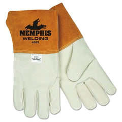 MCR Safety 4952L Industry Grade Grain Cowhide MIG/TIG Welder Gloves Large