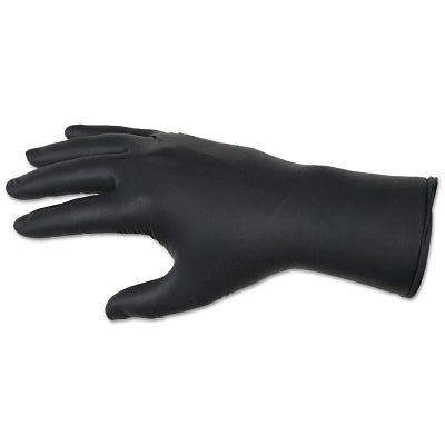 MCR Safety 6062XXL NitriShield Stealth Xtra Disposable Gloves Black XXL 12-Inch