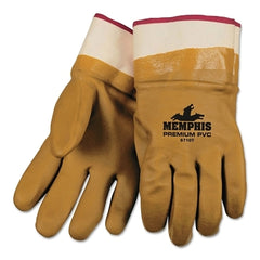 MCR SAFETY 6710T General Purpose Work Gloves PVC Coated Large Size Replacement MPN