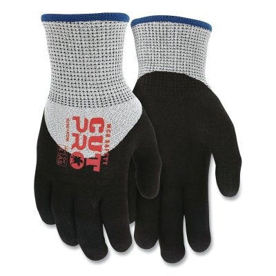 MCR Safety 92901KDS Cut Pro HyperMax 13-Gauge Cut Resistant Glove Small Gray/Black