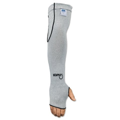 MCR Safety 9318D10T Memphis 10 Gauge Dyneema Sleeve with Thumb-Slot, Gray, 18-Inch