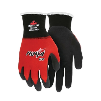 MCR Safety N96790XL Ninja BNF Gloves X-Large Black/Gray