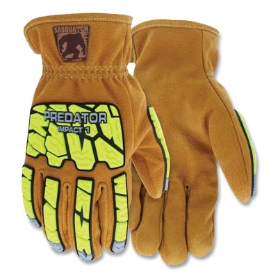 Mcr Safety PD3430XL Predator Impact Sasquatch Leather Drivers Gloves X-Large