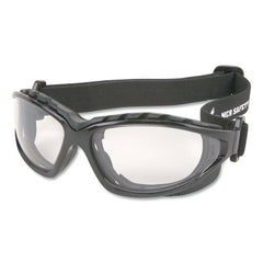 MCR Safety RP310PF Swagger RP3 Series Safety Glasses, Clear Lens, Polycarbonate, Anti-Fog Coating, Black Frame