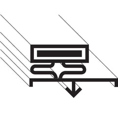 D-D Gasket 3-Sided Power 30-3/8X77-1/4 ICS3195-3 for International Cold Storage