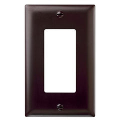 TRUE VALUE TP26CC15 Wall Plate Single Brown Nylon