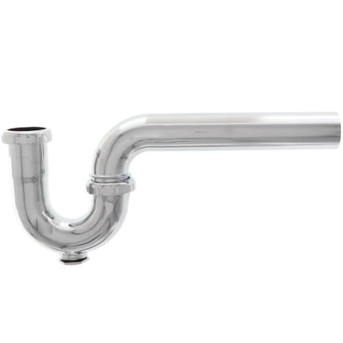 Everflow 12813 1-1/2 Chrome Plated Brass P-Trap 20 GA W/CO