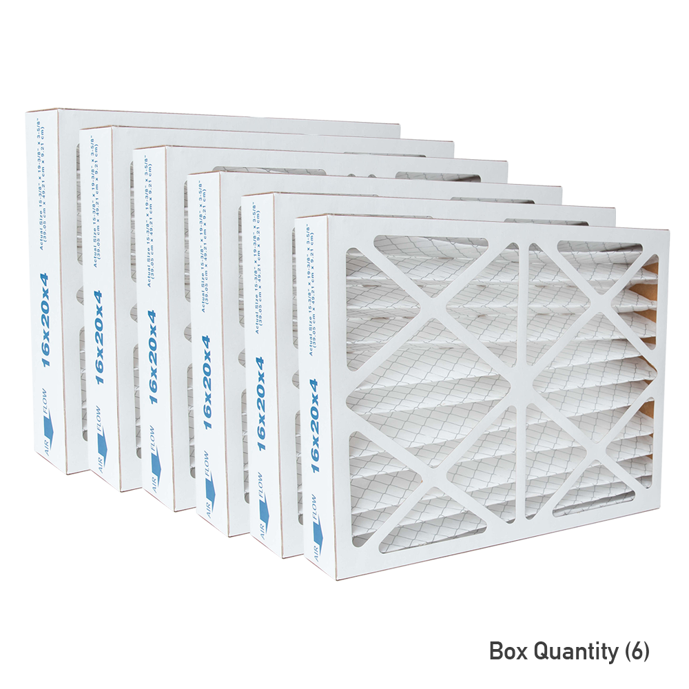 Replacement Media Air Filter 15-3/8 in x 19-3/8 in x 3-5/8 in MERV11 (BOX OF 6)