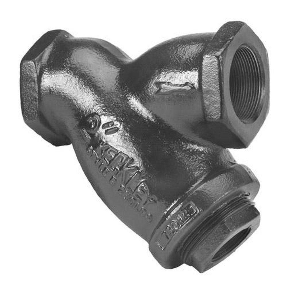 Keckley 3/43THY-CIM20M34-NTB-B Style B 3/4 in. 250# Cast Iron Threaded Mesh Wye Strainer