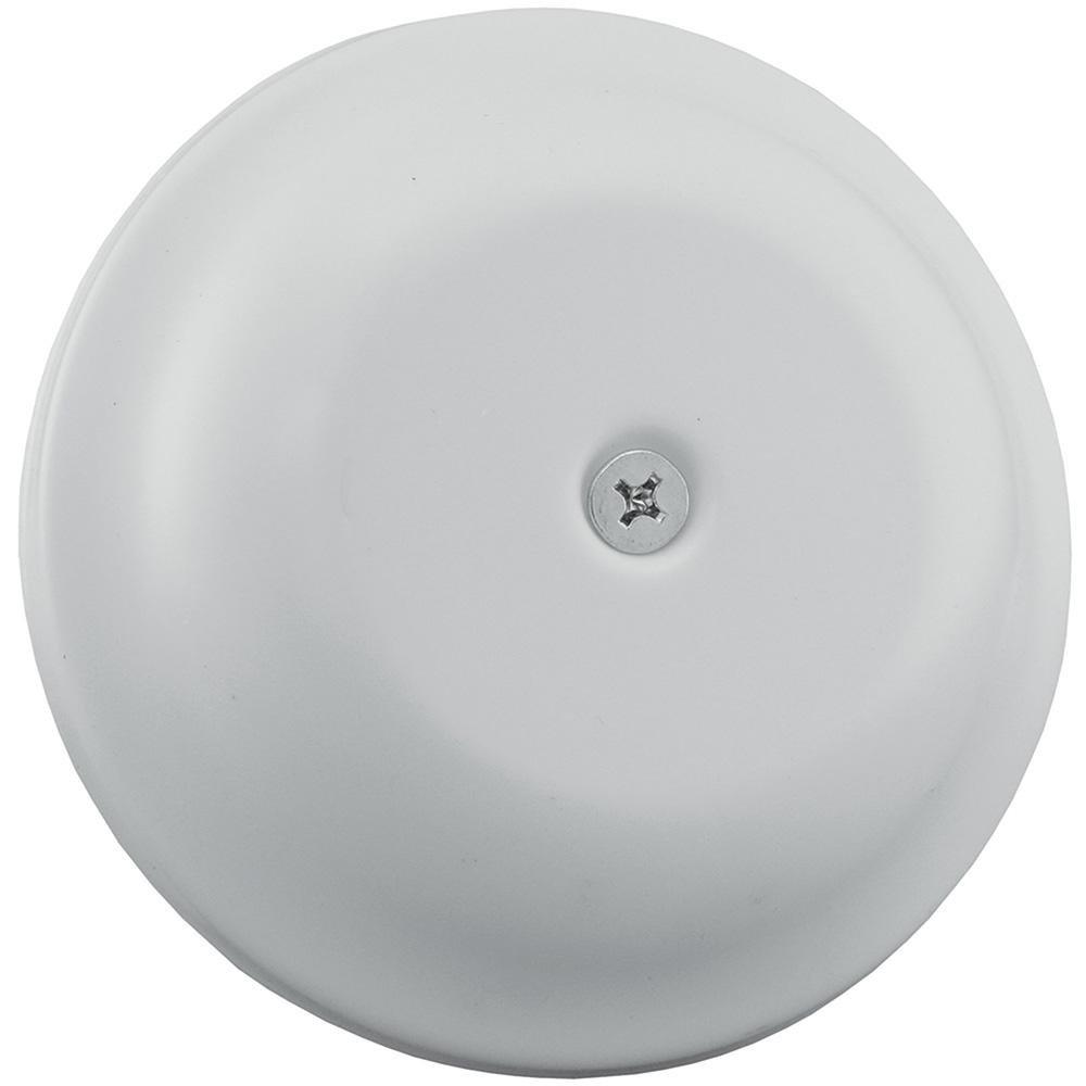 Jones Stephens C97007 7-1/4 White Bell Cleanout Cover Plate