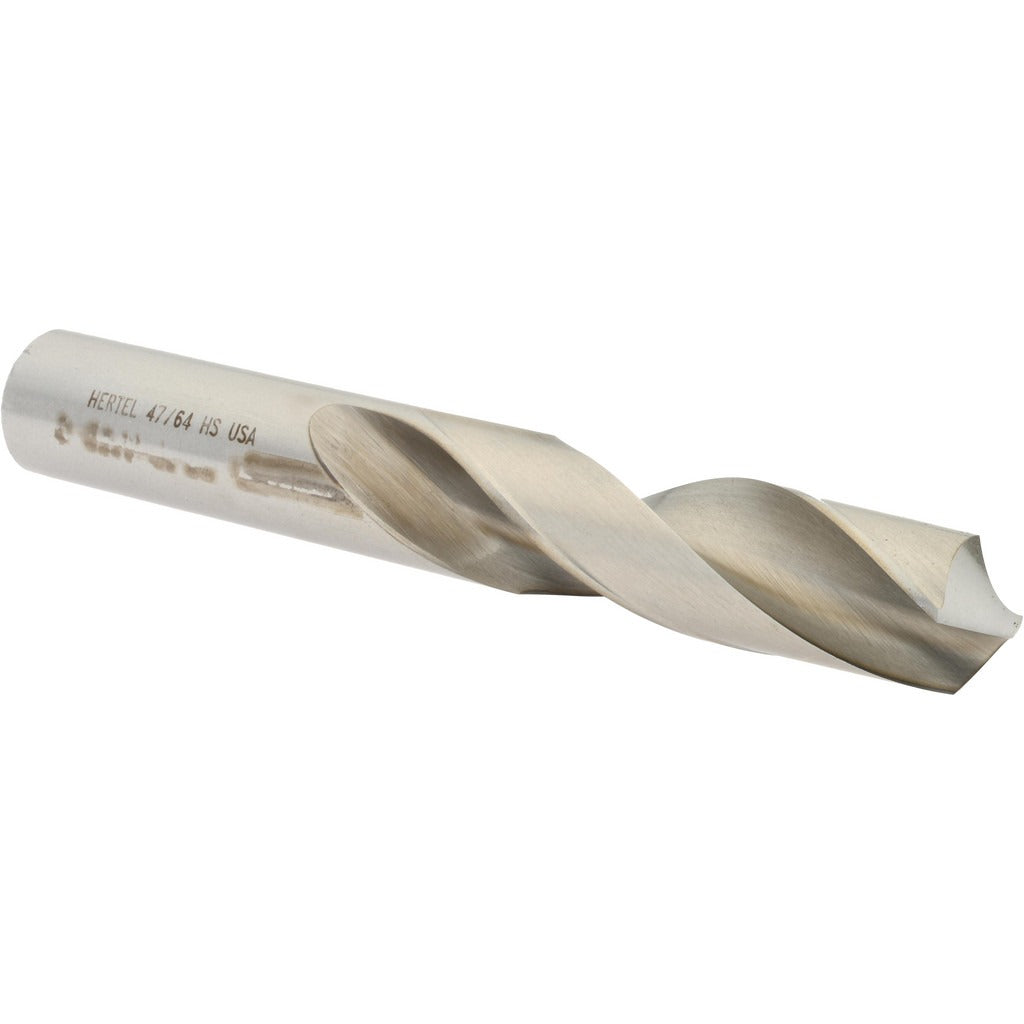 HERTEL Hertel 89321848 Screw Machine Drill Bit 47/64 in Hss