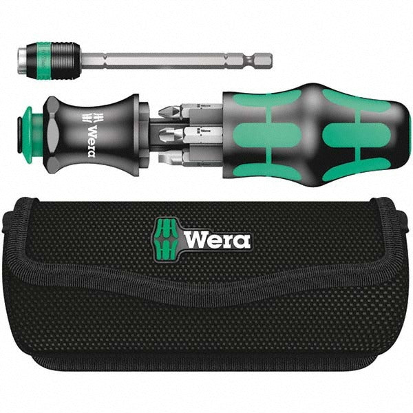 WERA Wera 05051024001 Bit Screwdriver Set Phillips Slotted 8pc