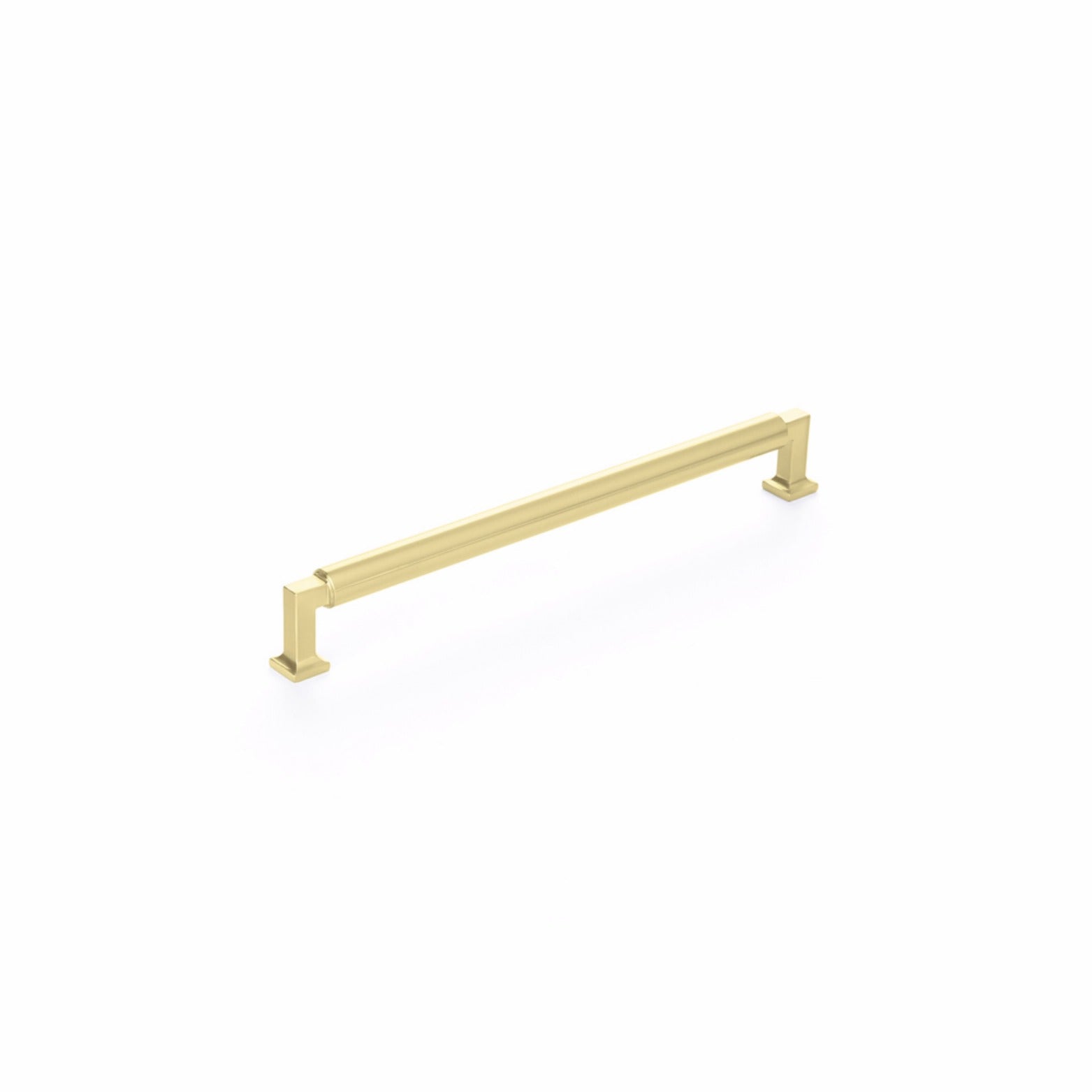 SCHAUB Schaub 480-SB Cabinet Pull 10 in Center Satin Brass