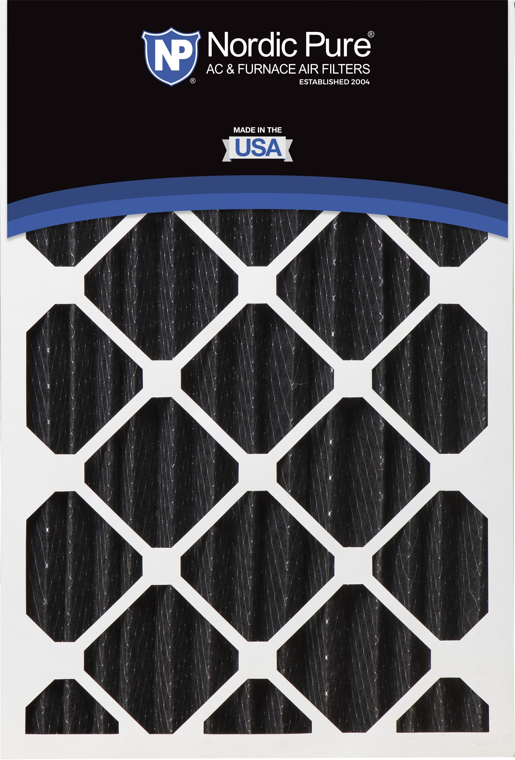 NORDIC PURE Nordic Pure 18x24x4PCP-2 Carbon Pleated Filter Merv 8