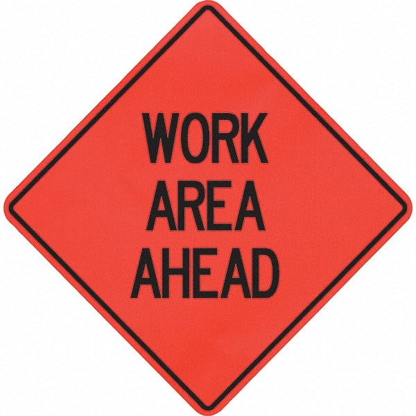 PRO-SAFE Pro-safe 07-800-4005-L Work Area Ahead Traffic Sign 48in