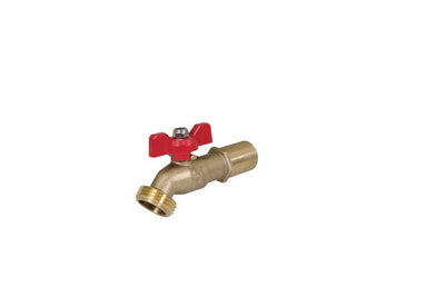 Everflow 34BDSX-NL 3/4 Extended Street Male SWT Brass Boiler Drain - Fits Press