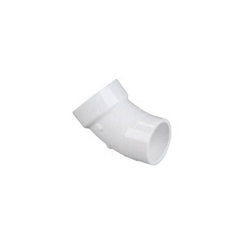 MUELLER STREAMLINE Mueller Streamline PDWVBEND18SPGH112 Pvc 45 Degree Street Elbow