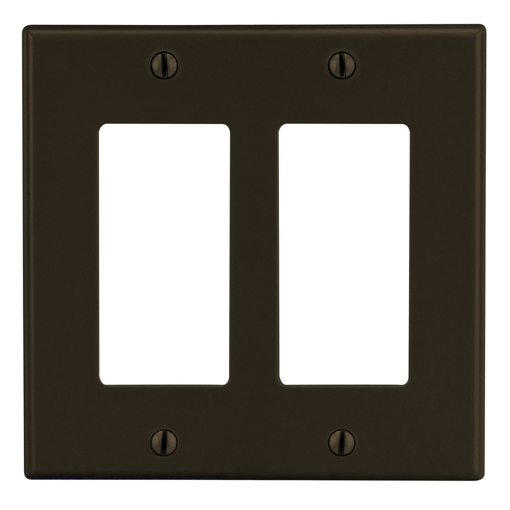 Hubbell Wiring Device-Kellems P262 Wallplate 2-Gang Standard Replacement MPN