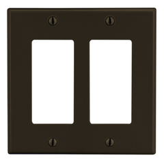 Hubbell Wiring Device-Kellems PJ262 HWDK PJ262 Wallplate, M-Size, 2-Gang